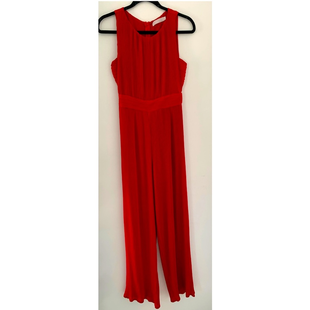 Lucy Wang Red Jumpsuit